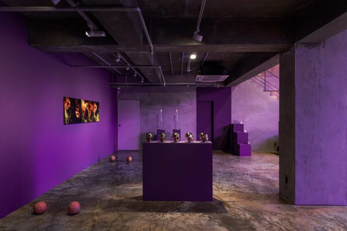Работы экспонируются на выставке «Янгачи: Галактический экспресс» (Barakat Contemporary).
