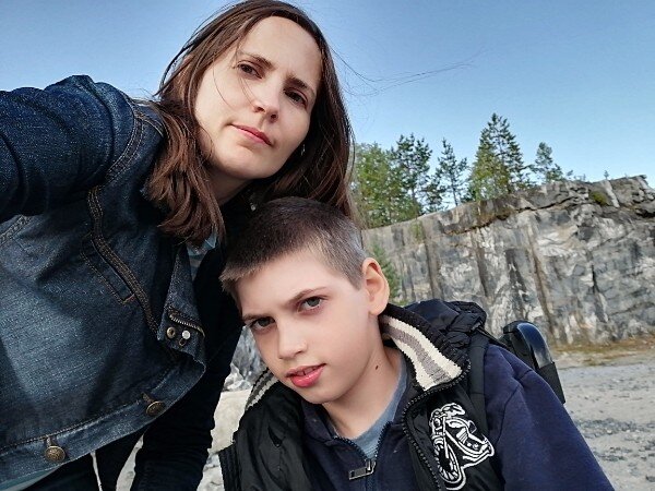 Год назад. Здесь сыну 11 лет. 