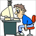 Если Вы много времени  проводите за компьютером, то правильное положение спины, ног, рук и других частей тела обязательны! Нужно правильно сидеть за компьютером  дабы избежать не только дискомфорта в шее или спине, но и различных болезней в дальнейшем.