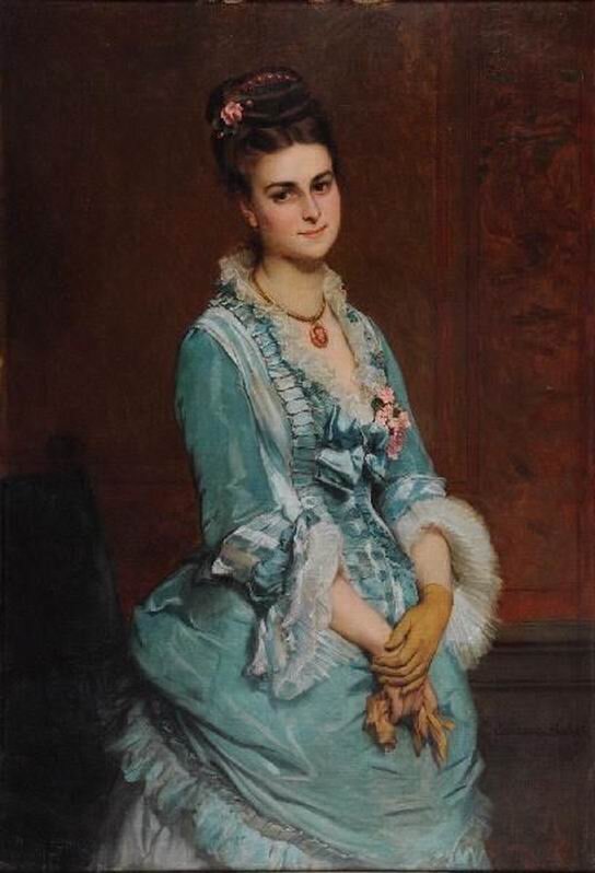 Edouard Dubufe. Madame Louis Pommery, 1875 год.