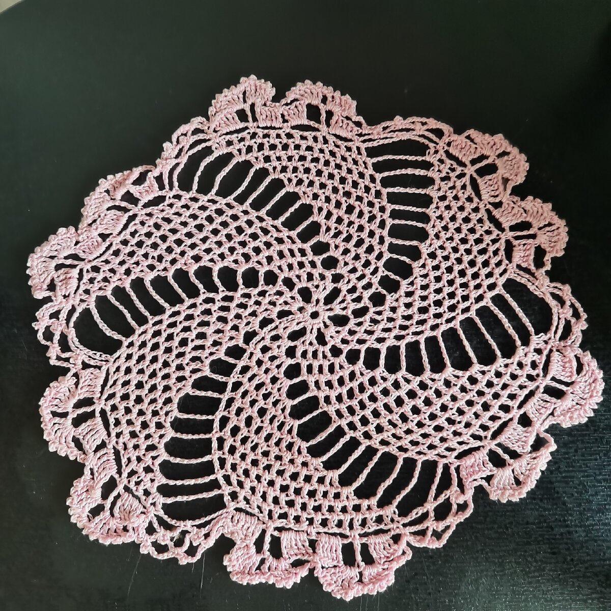 Розовая салфетка