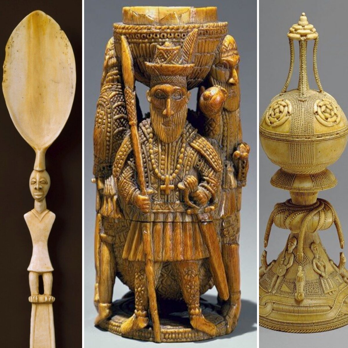 Резьба по кости, Африка, XIX в., фото с сайта metmuseum.org