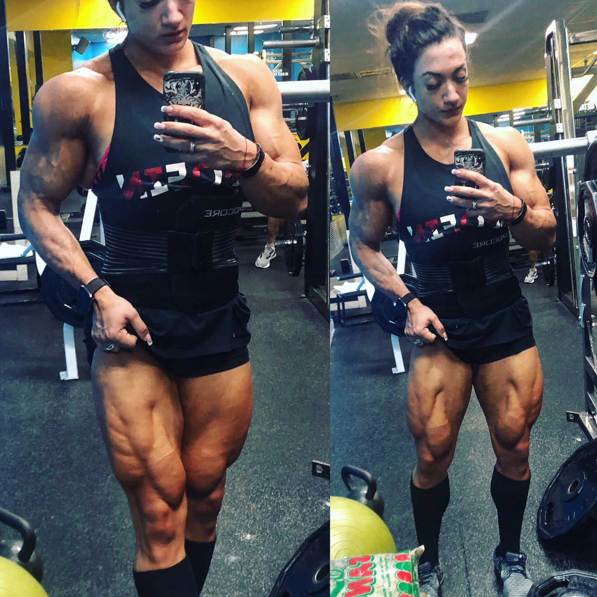 Валентина Мишина во время тренировки