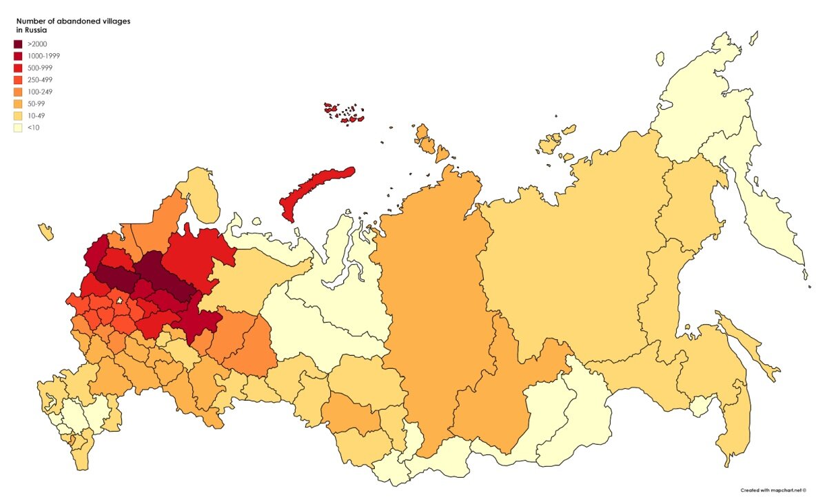 Заброшенные деревни, бесплатная подводка газа и рост спроса на землю | Олег  Макаренко | Дзен