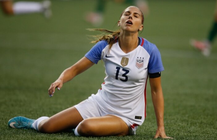 Американка Алекс Морган неоднократно признавалась красивейшей футболисткой мира