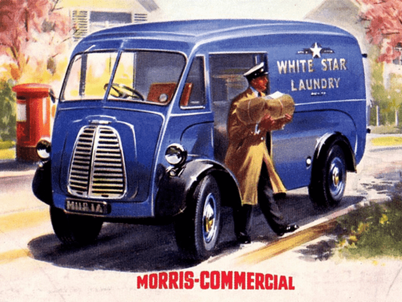 баннер старого Morris Commercial