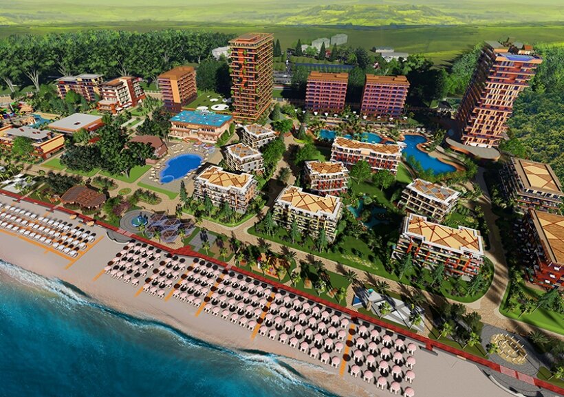 Территория комплекса – 100 000 кв. м