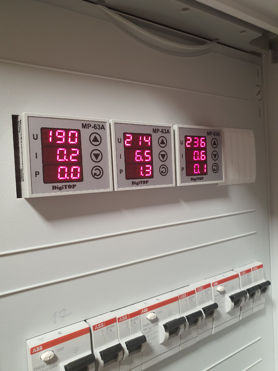 Идет мониторинг всех трех фаз. 