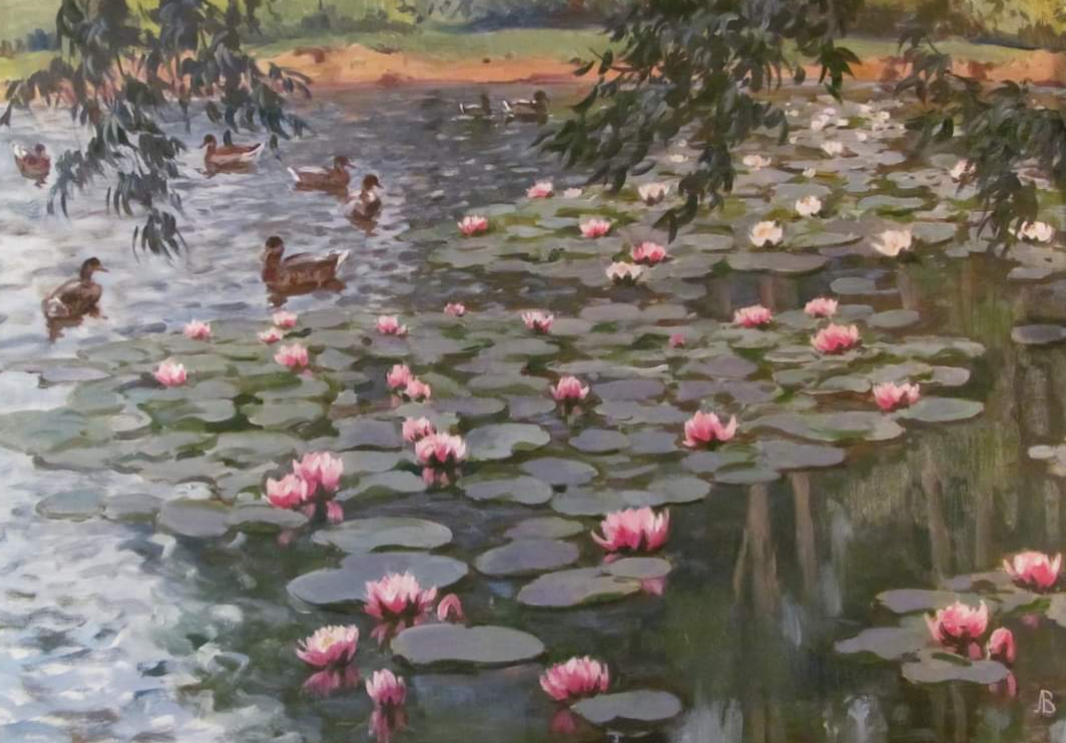 Фотография картины В. Лаповока "Сказка лета" (из открытых источников)