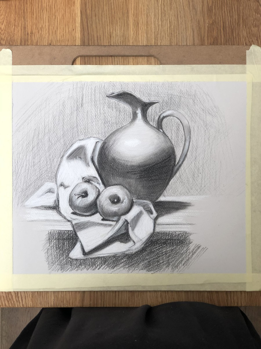 Примеры работ учеников ДХШ