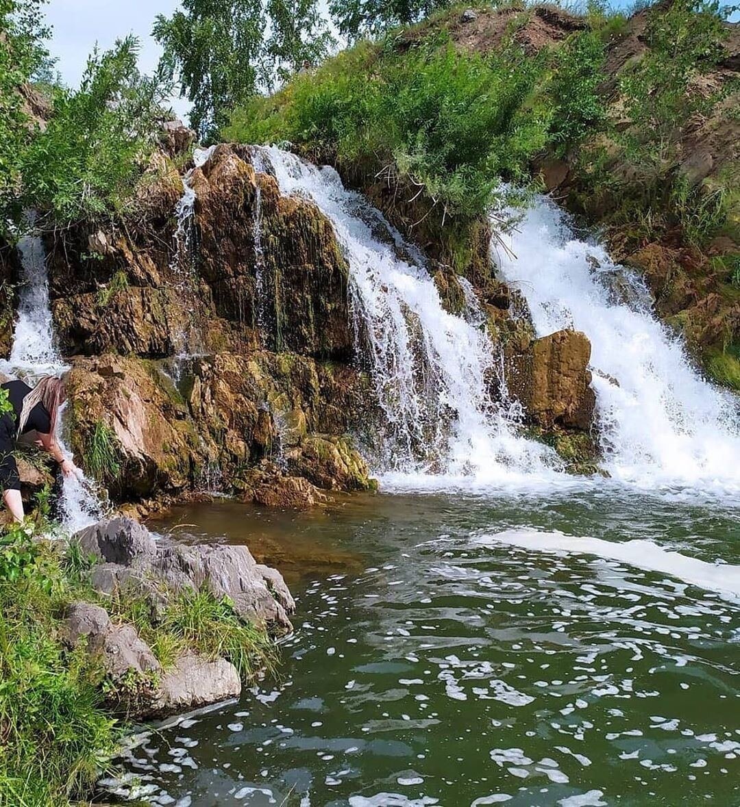 Беловский водопад Новосибирская область