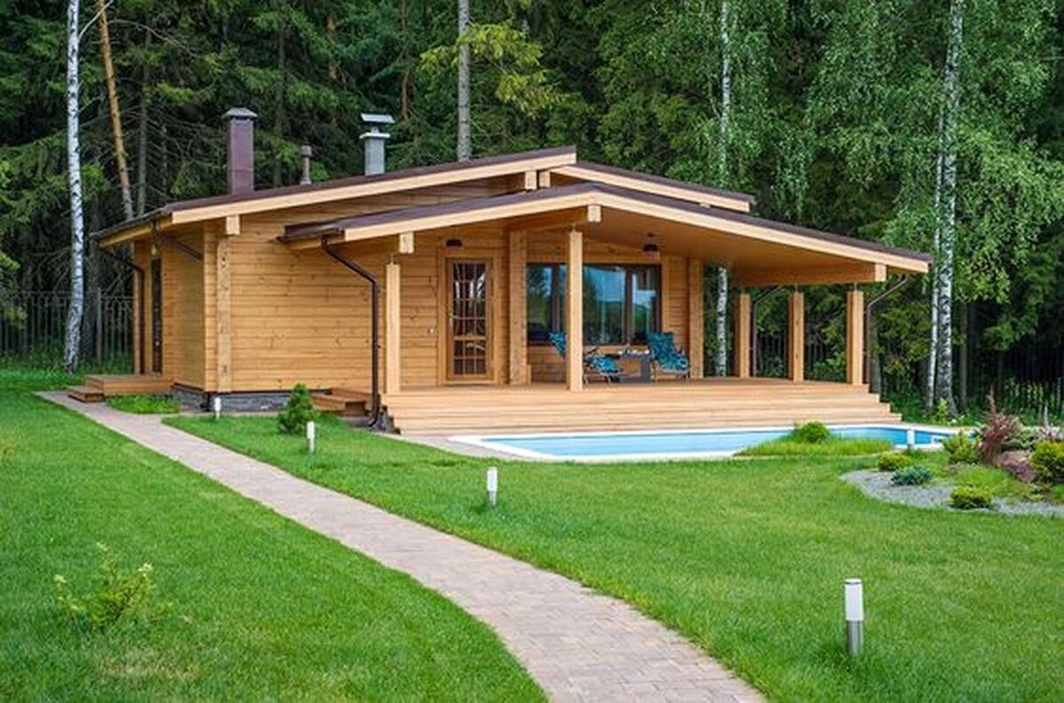 Бани из бруса. Фото 2.