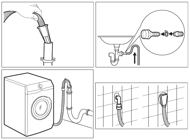 Как подключить сливной шланг стиральной машины