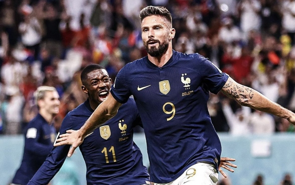 Оливье Жиру забил за сборную Франции уже 51 гол. Фото: globallookpress