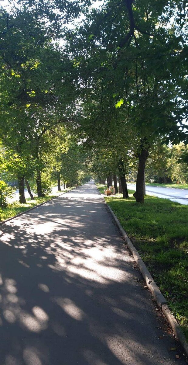 прям душа радуется,когда такая погода.Конец августа 2020.Немного прохладно.Начало 9го утра.Почти никого нет.Фото из  архива.