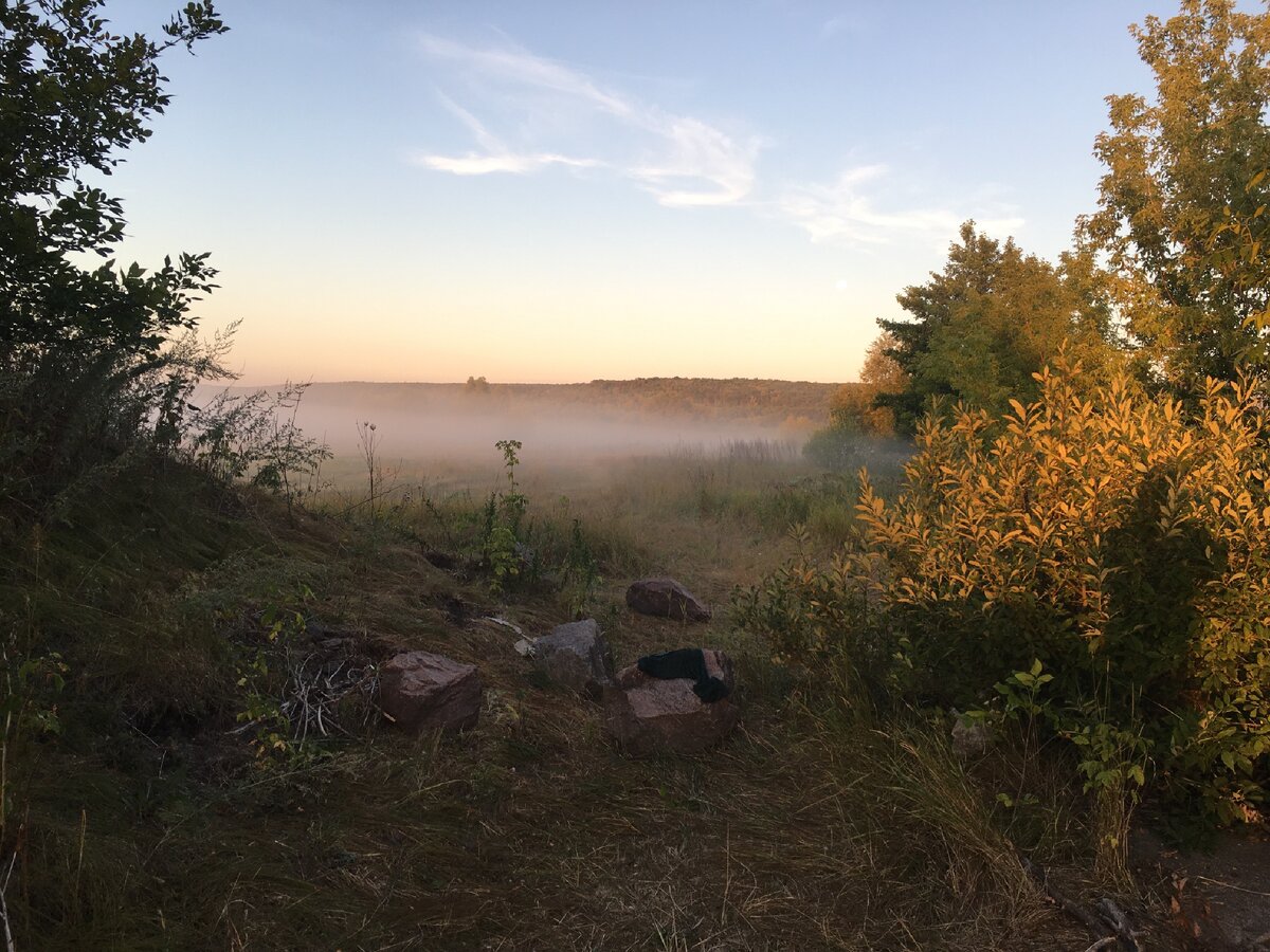 Утренний туман у реки Битюг