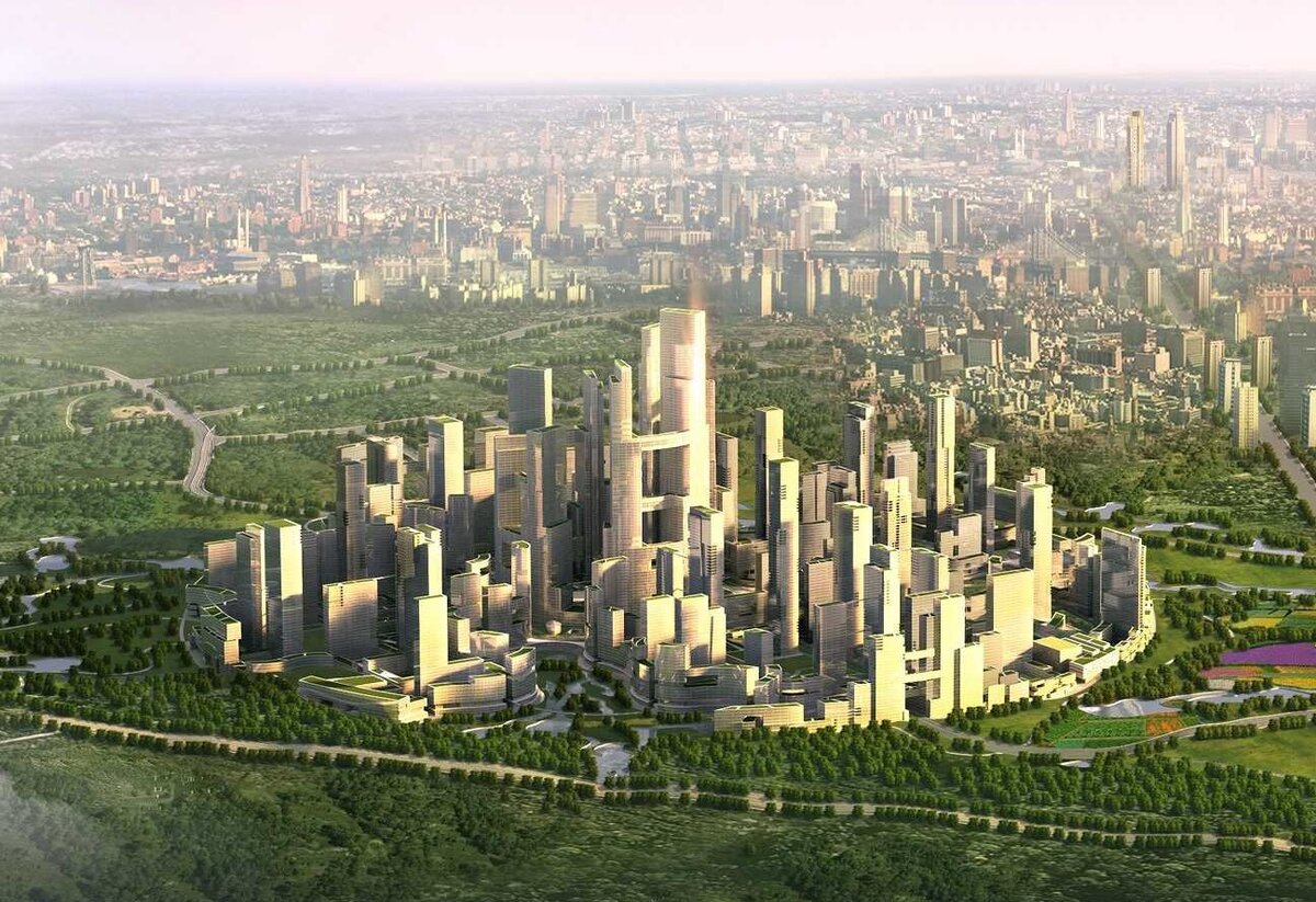 Маленький и большой город без. Great City Китай Экогород. Great City в Чэнду. Тяньцзинь Экогород. Экогород Китай Чэнду.