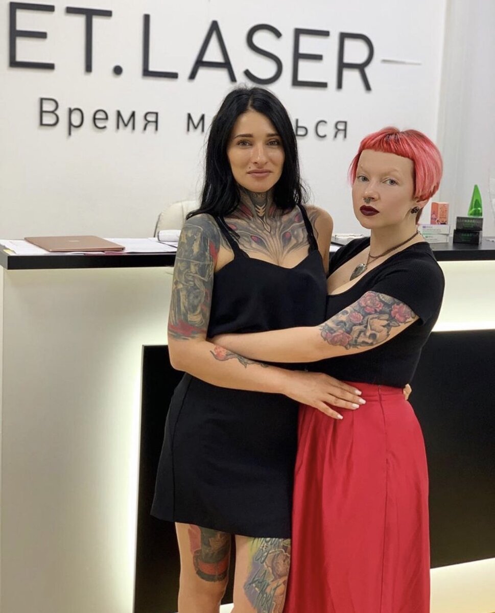 я и красивая совладелица клиники ) 