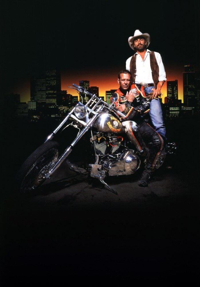 Постер к фильму "Харлей Девидсон и ковбой Мальборо". фото взято из сети интернет
