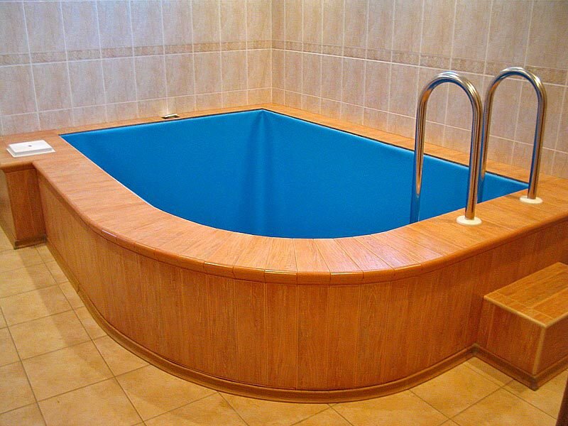 Бассейн в бане своими руками: реализуем голубую мечту