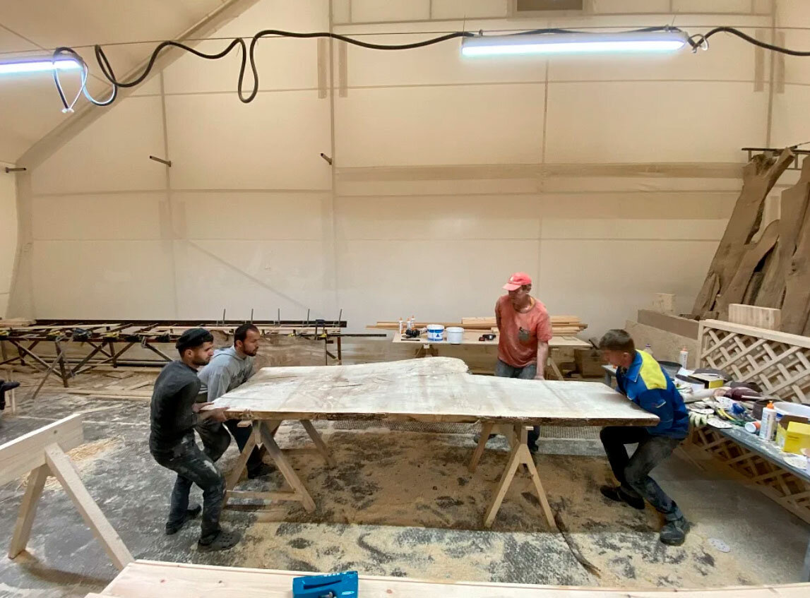 Слэб из дуба