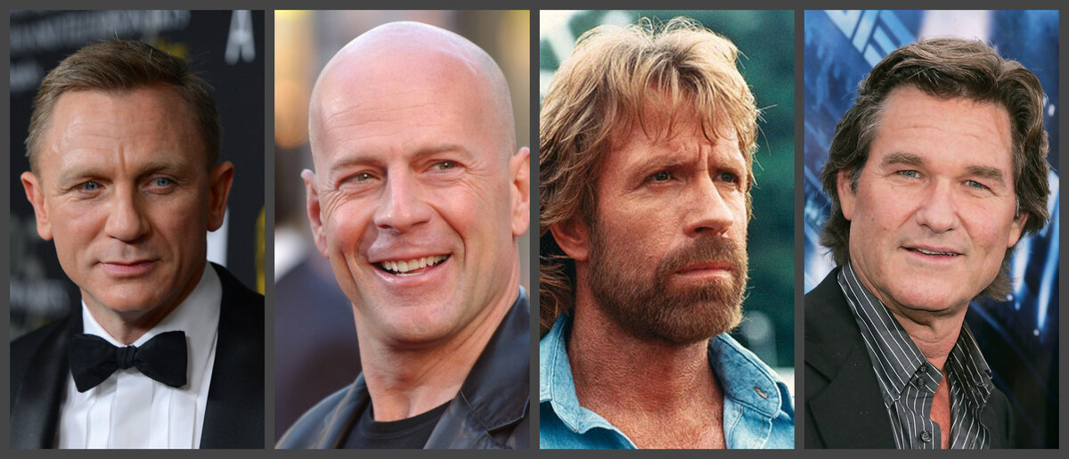 Дэниел Крейг, Брюс Уиллис, Чак Норрис и Курт Рассел тоже Рыбы