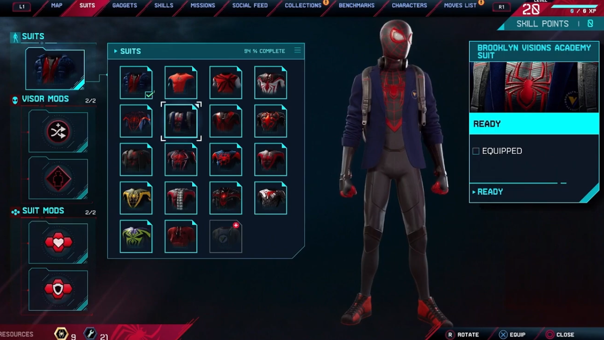 Костюм из игры