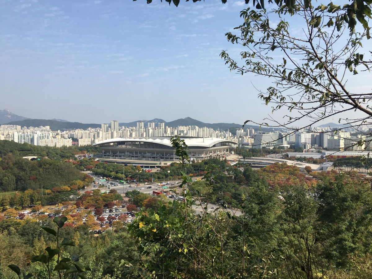 Вид из парка Ханыль на Сеул