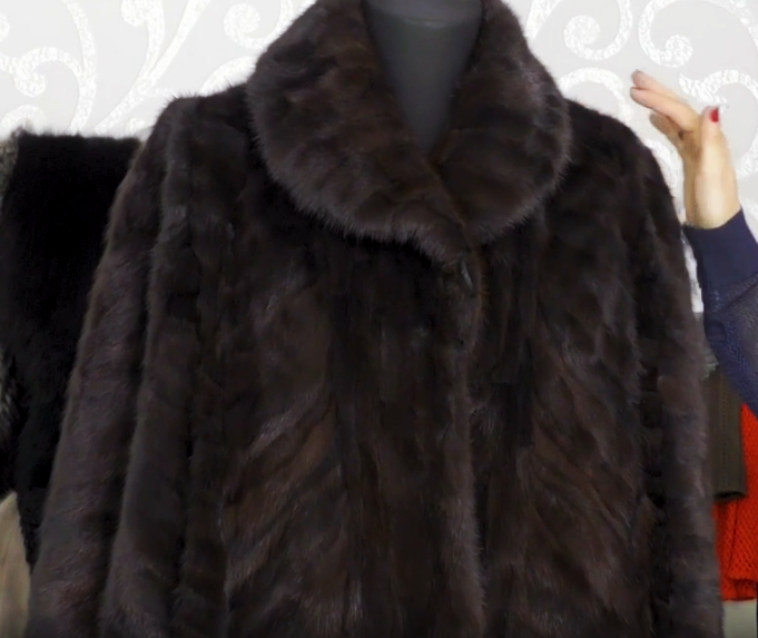 Переделка норкового пальто в куртку. Ателье Ирины Берзиной.