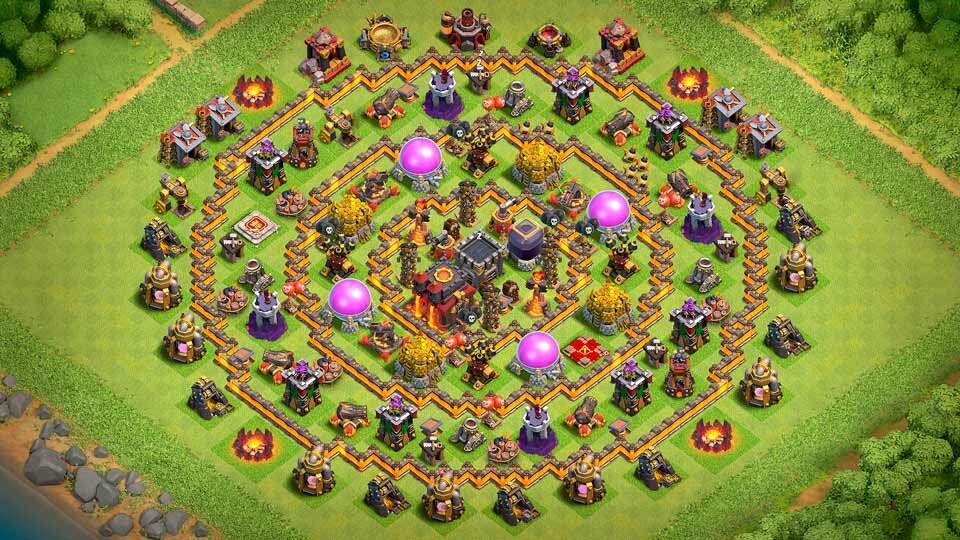 База 7 тх деревня строителя. 10 тх на кв база анти трешка. Планировка клэш оф кланс 10 тх. Планировка для 6 ратуши. Расстановка 10 тх 2021.