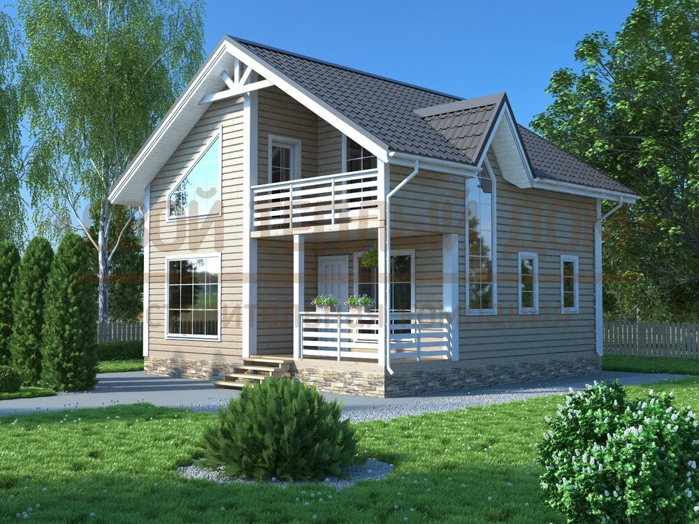 Кстати, а вот так выглядит проект в рендере