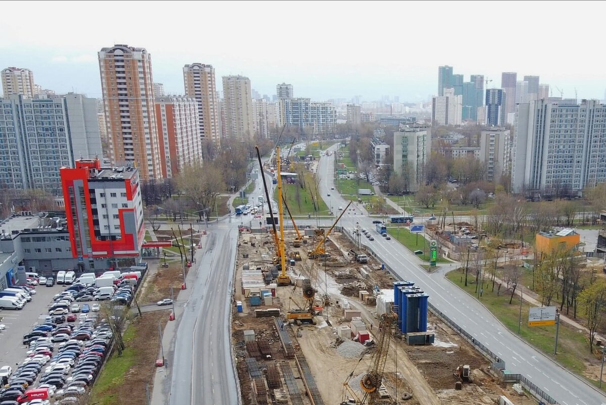 Дмитровский район ждет метро аж с 1960-х годов (стройплощадка м. Ул. 800-летия Москвы)