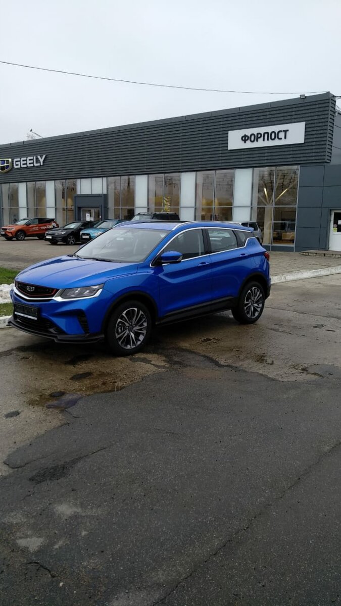 Забираем из автосалона. 