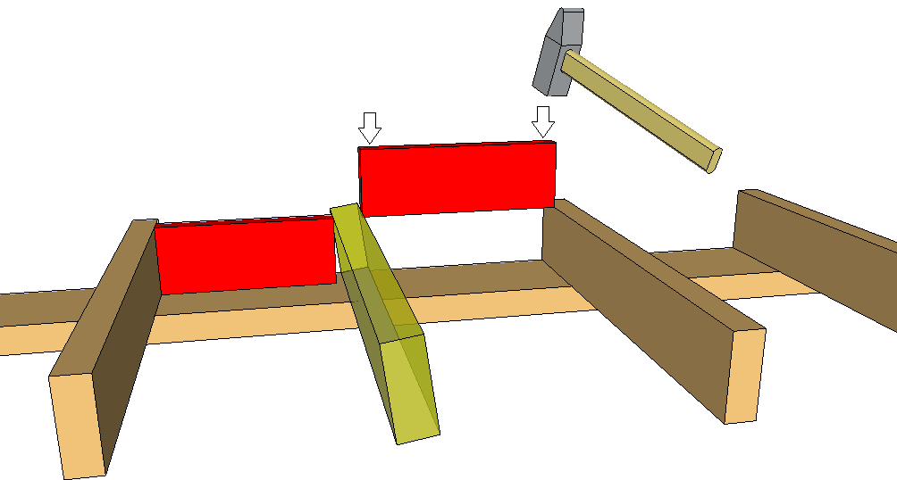 Три рабочих способа, как плотники быстро выравнивают доски, которые ...