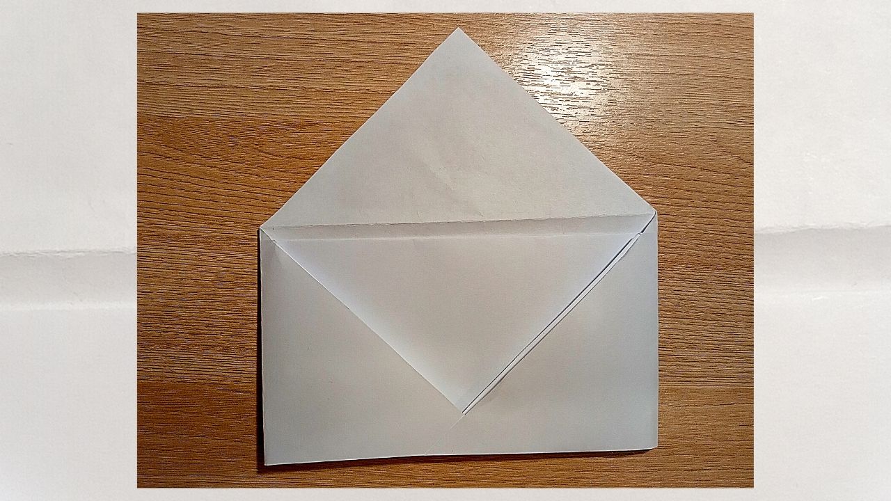 Классический конверт из квадрата