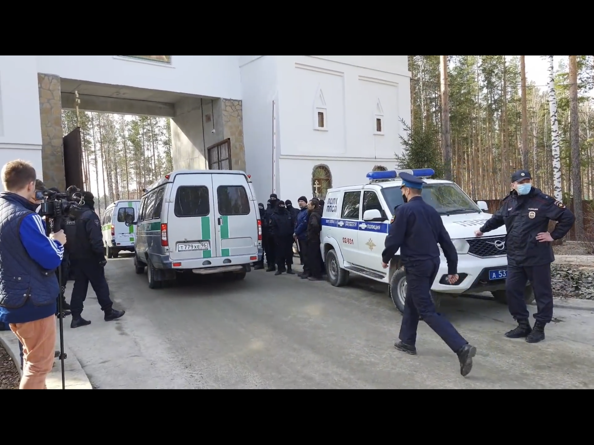 С канала Среднеуральского женского монастыря. Скриншот с видео