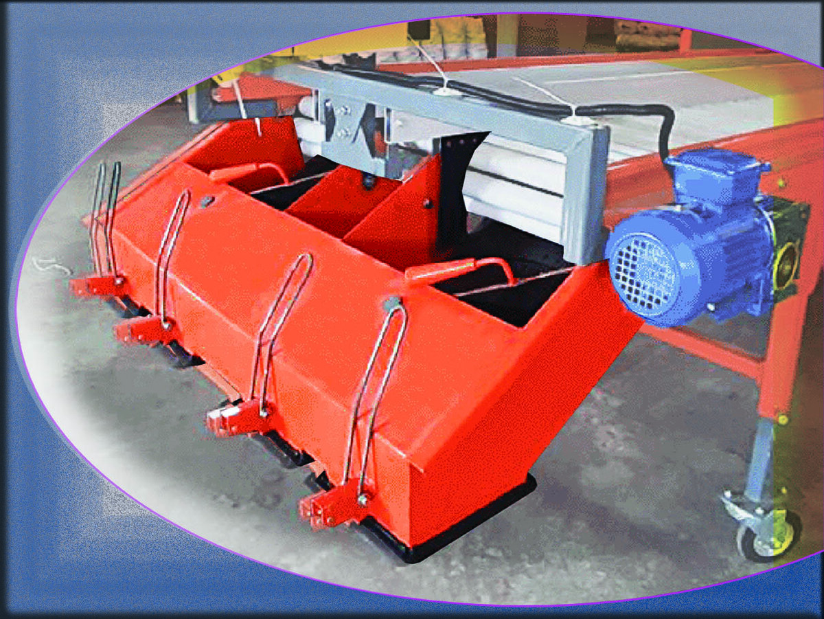 Упаковка в сетку картофеля