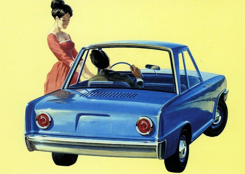 Мертворождённый проект гибрида микроавтомобиля и мотоколяски, один из многих в СССР. Концепция С-3Д появилась далеко не на пустом месте. Вот только, упорству конструкторов, "проталкивавших" линию унификации мотоколяски и микроавтомобиля, можно было найти и лучшее применение.