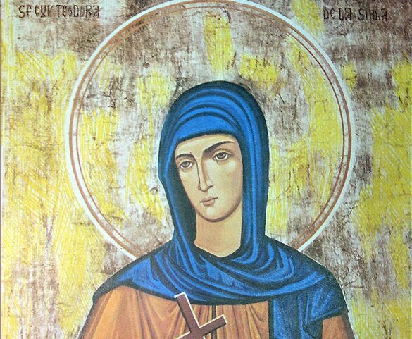 Феодора Кесарийская. Жила в VІІІ веке. Родители девочки долго не могли иметь детей и поклялись, если родится ребенок, отдать его на службу Богу. Когда чудом появившаяся на свет Феодора подросла, мать определила девушку в монастырь святой Анны, где она и прожила всю жизнь, читая молитвы и изучая Божье слово.Преподобная Феодора Кесарийская