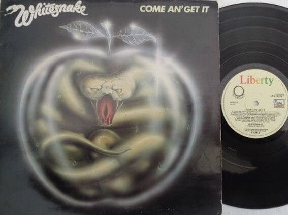 Whitesnake «Come an' Get It», 1981 г. Британский выпуск на лейбле Liberty