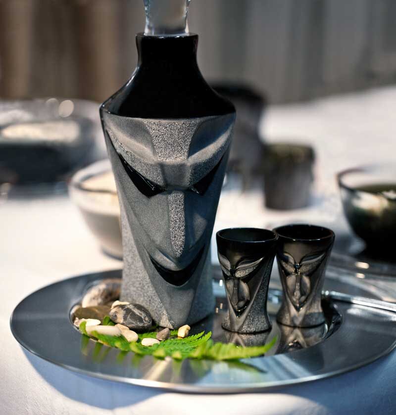 Штоф со стопками из хрусталя Lucifer