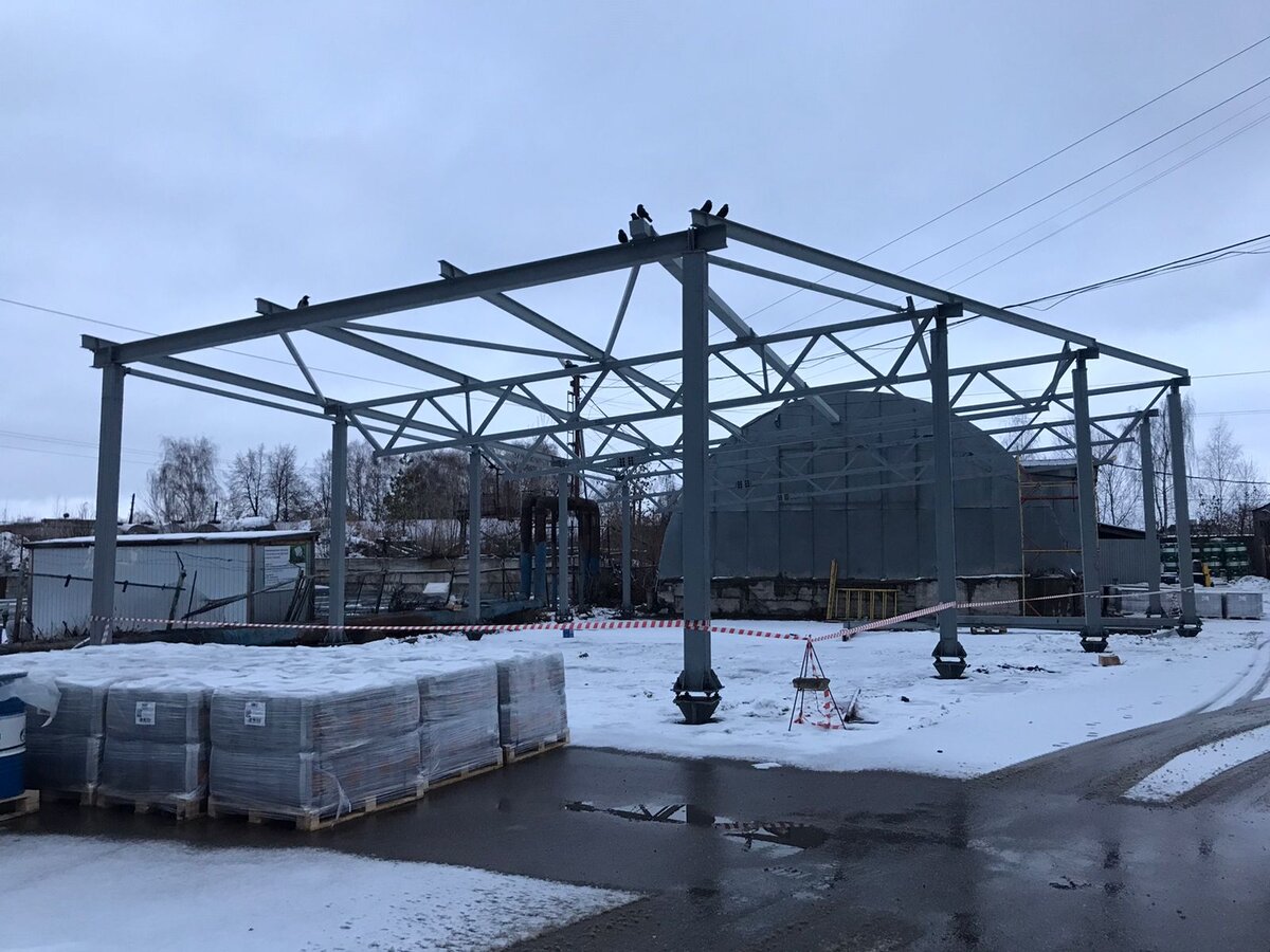 Навес для готовой продукции