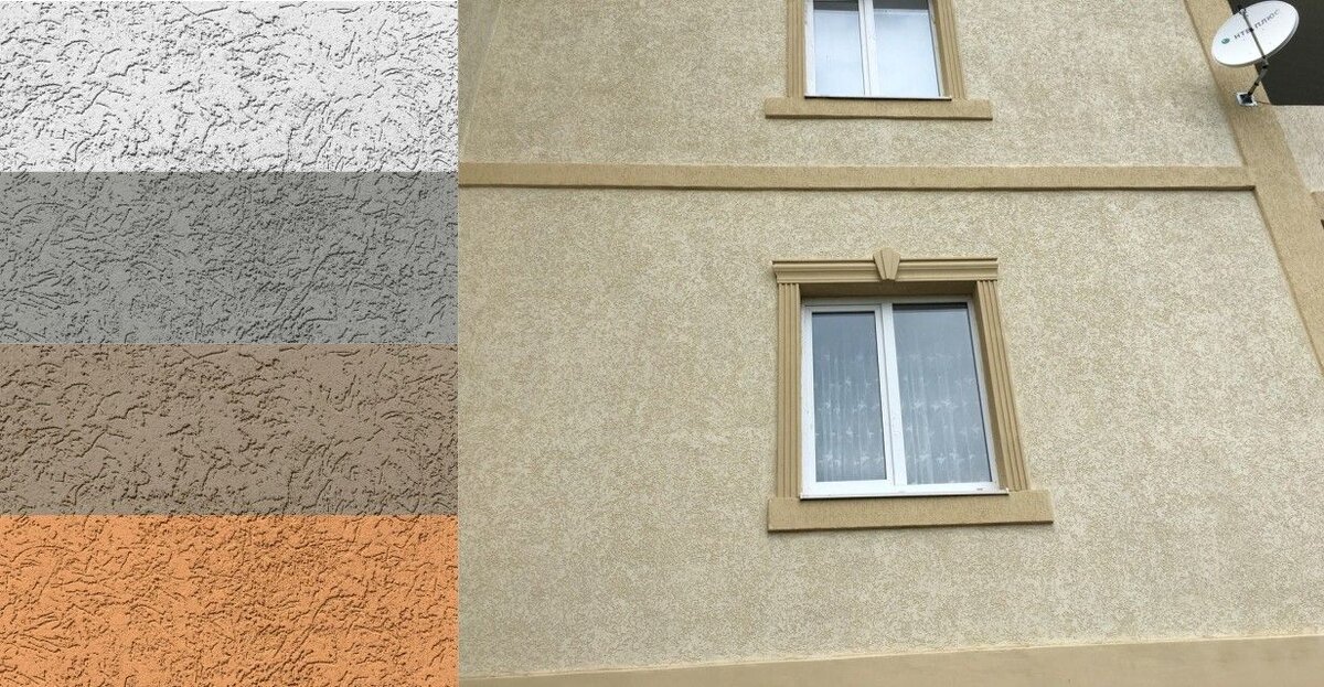 Короед можно красить разными фасадными составами красок. 