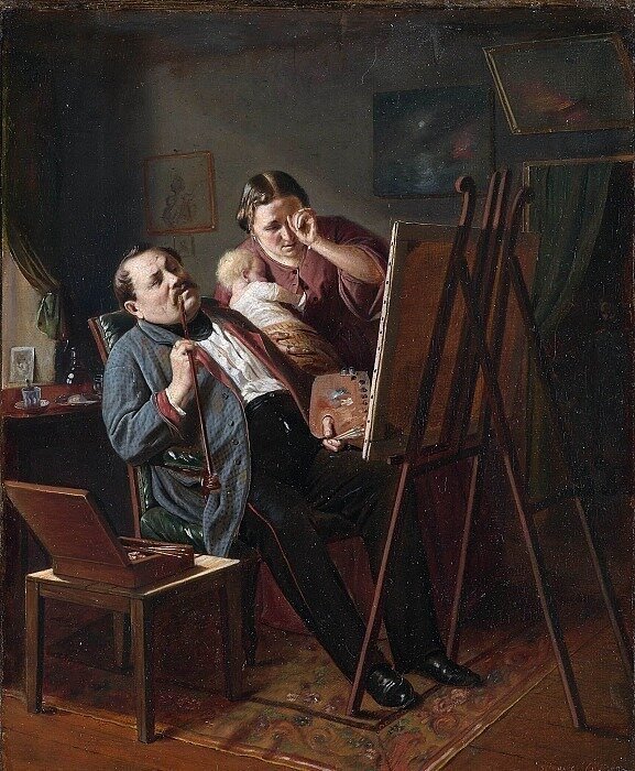 Василий Григорьевич Перов "Дилетант" (1862)