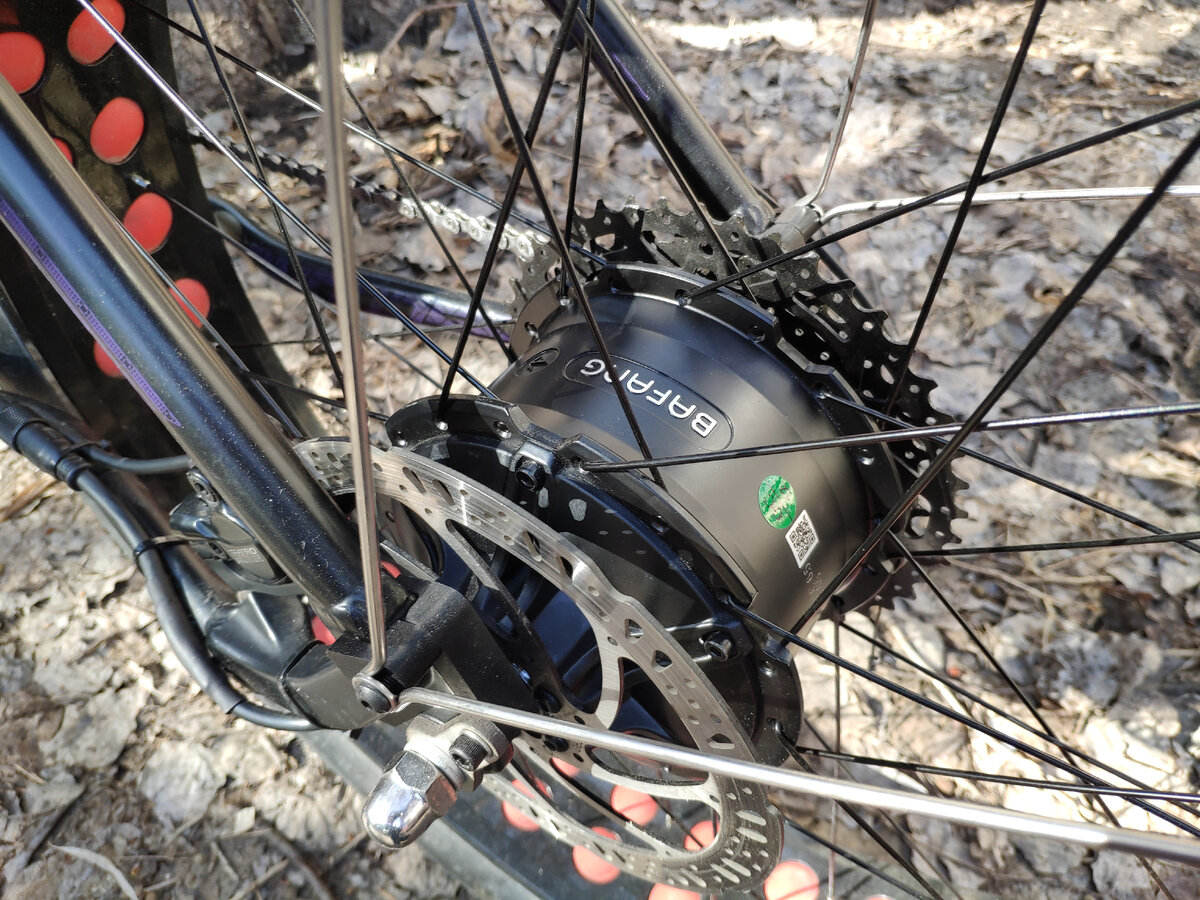 Задний редукторный двигатель Bafang