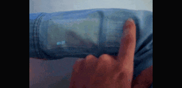 Пример работы рубашки дисплея. GIF: Xiang Shi et al. / Nature, 2021