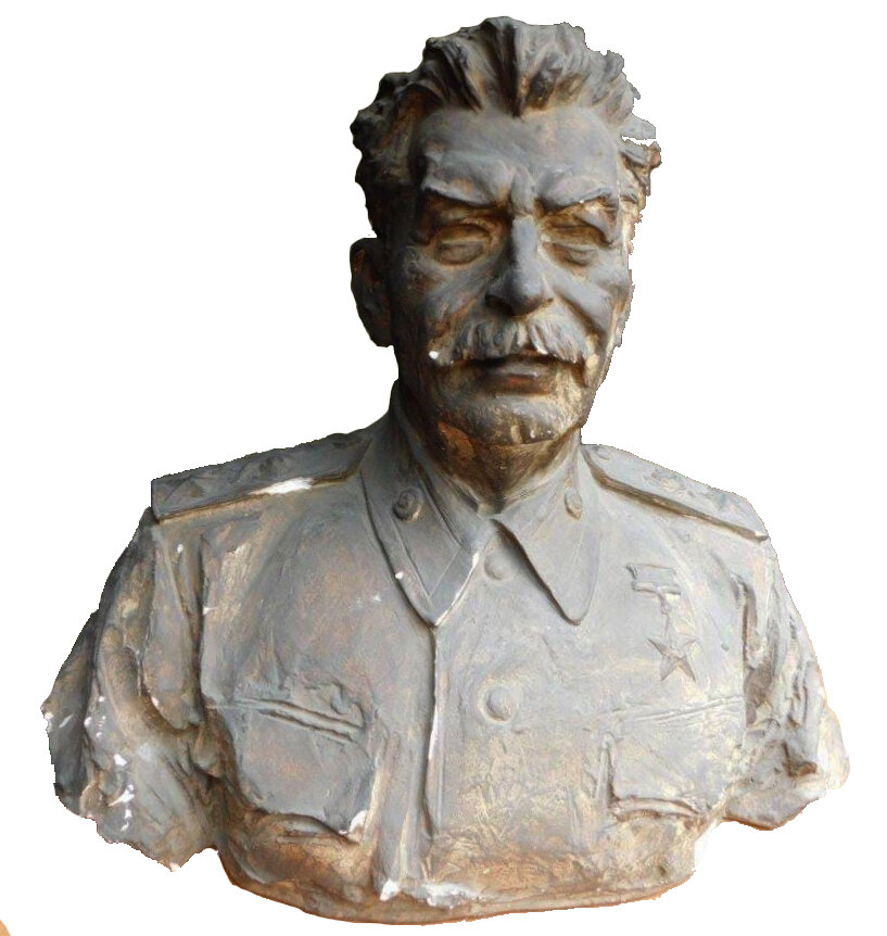 Бюст И.В. Сталина из Чехословакии (предположительно конец 1940-х гг.)