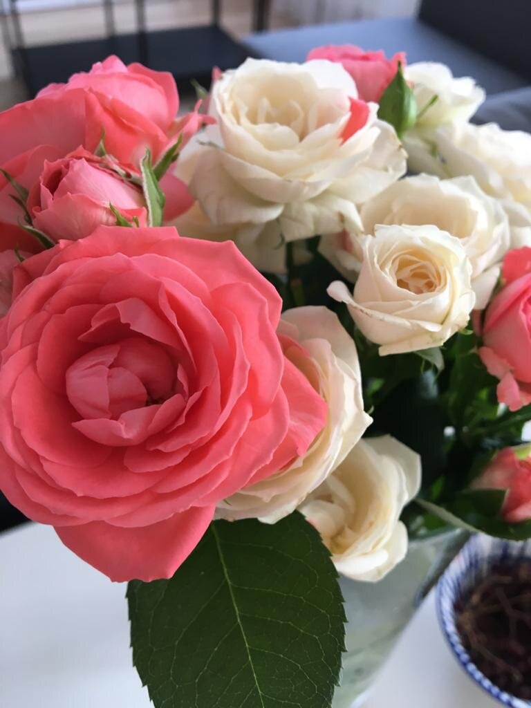 Обожаю свежие цветы дома