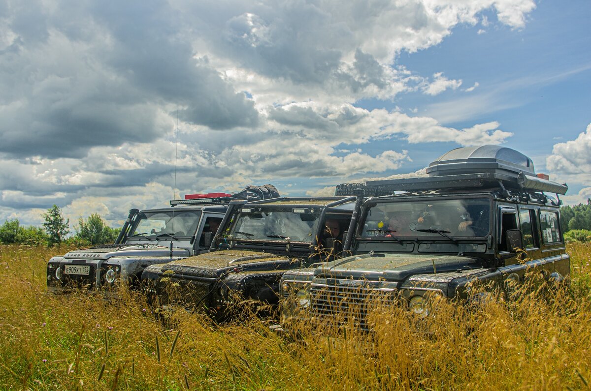 Выезд с Defender club Russia.