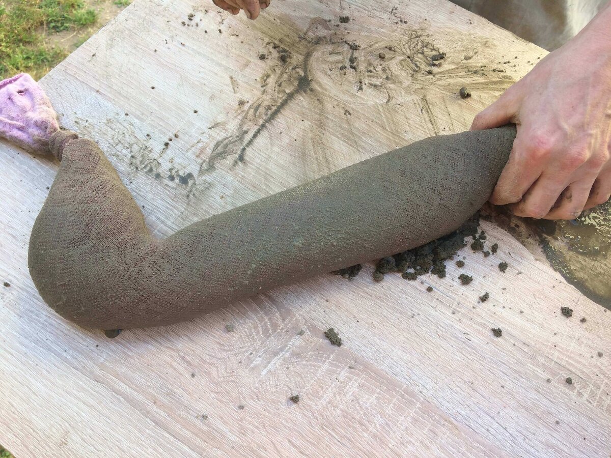 Гуси из цемента